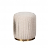 Rio Pleated Bedroom Stool