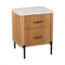 Fairway Furniture Rio 2 Drawer Bedside Cabinet