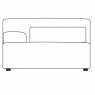 Timo 132PL - Medium Sofa Section - Left Hand Facing Arm