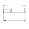 Timo 112PL - Small Sofa Section - Left Hand Facing Arm