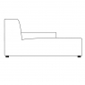 Timo 112-165CSAL - Small Chaise Section - Left Hand Facing Arm