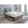 True Seasons 1500 Bamboo 4'6 4 Drawer Divan Set - Free London Headboard