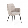 Fairway Furniture Demetrio Pair of Armed Fabric Dining Chairs