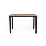 Fairway Furniture Deno Small Fixed Top Bar Table - Black Base - Finish 4