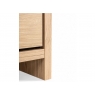 Leandro Glazed Showcase Cabinet - 1 Door - LED Lighting