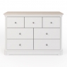 Crantock 4 + 3 Drawer Chest - Oak Top