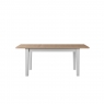 Newhaven Large Extending Dining Table - Tapered Legs - Oak Top
