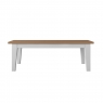 Newhaven Medium Dining Bench - Tapered Legs - Oak Top