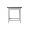 Newhaven Lamp Table - Straight Legs - Oak Top