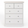 Crantock 3 + 2 Drawer Chest - Oak Top
