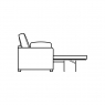 Fairway Furniture Cayman 2 Seater Sofabed-Memory Foam Mattress