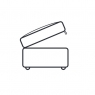 Olive Storage Stool - on Glides