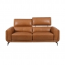Kingston Small 2.5 Seater Double Power Recliner Sofa with Power Ratchet Headrest & USB