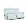 G Plan  Hardy 2 Seater Sofa with Double Manual Recliner Actions