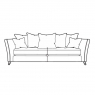 Parker Knoll Harlow Grand Static Sofa-Pillow Back