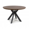 Tribeca Round Fixed Top Dining Table - 120cm