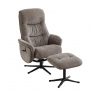 Fairway Furniture Naples Swivel Recliner Chair and Stool Set