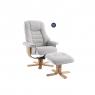 Sorrento Swivel Recliner Chair and Stool Set