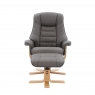 Sorrento Swivel Recliner Chair and Stool Set