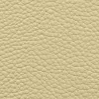 Cream Plush Faux Hide - Mid Oak Base